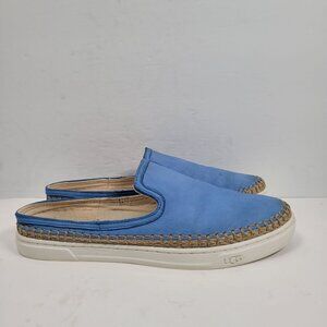 UGG Women’s Caleel Blue Espadrille Slip-On Mule Shoes S/N1010102 US Size  8.5